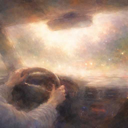 Dream illustration: Dream of Driving From the Back Seat
