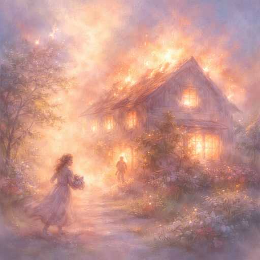 Dream illustration: Dream of Your House on Fire
