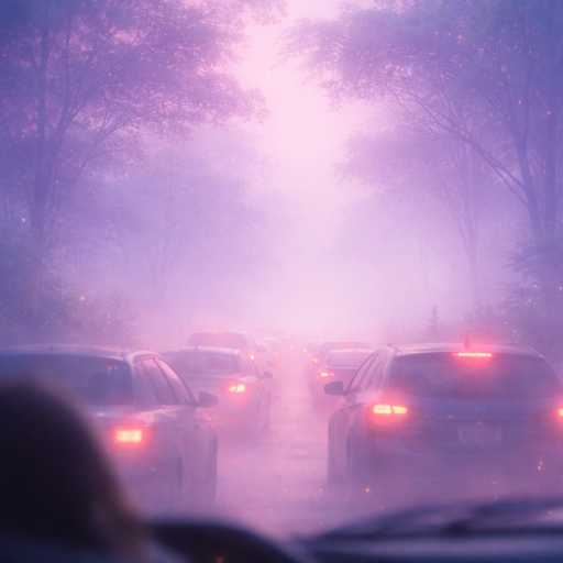 Dream illustration: Dream of Being Stuck in Traffic